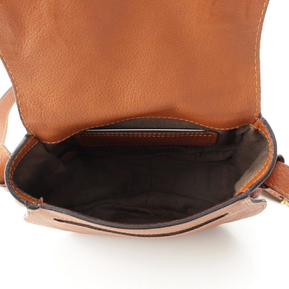 Chloe Grained Saddle Small Bag Brown Marcie - Picture 6 of 10
